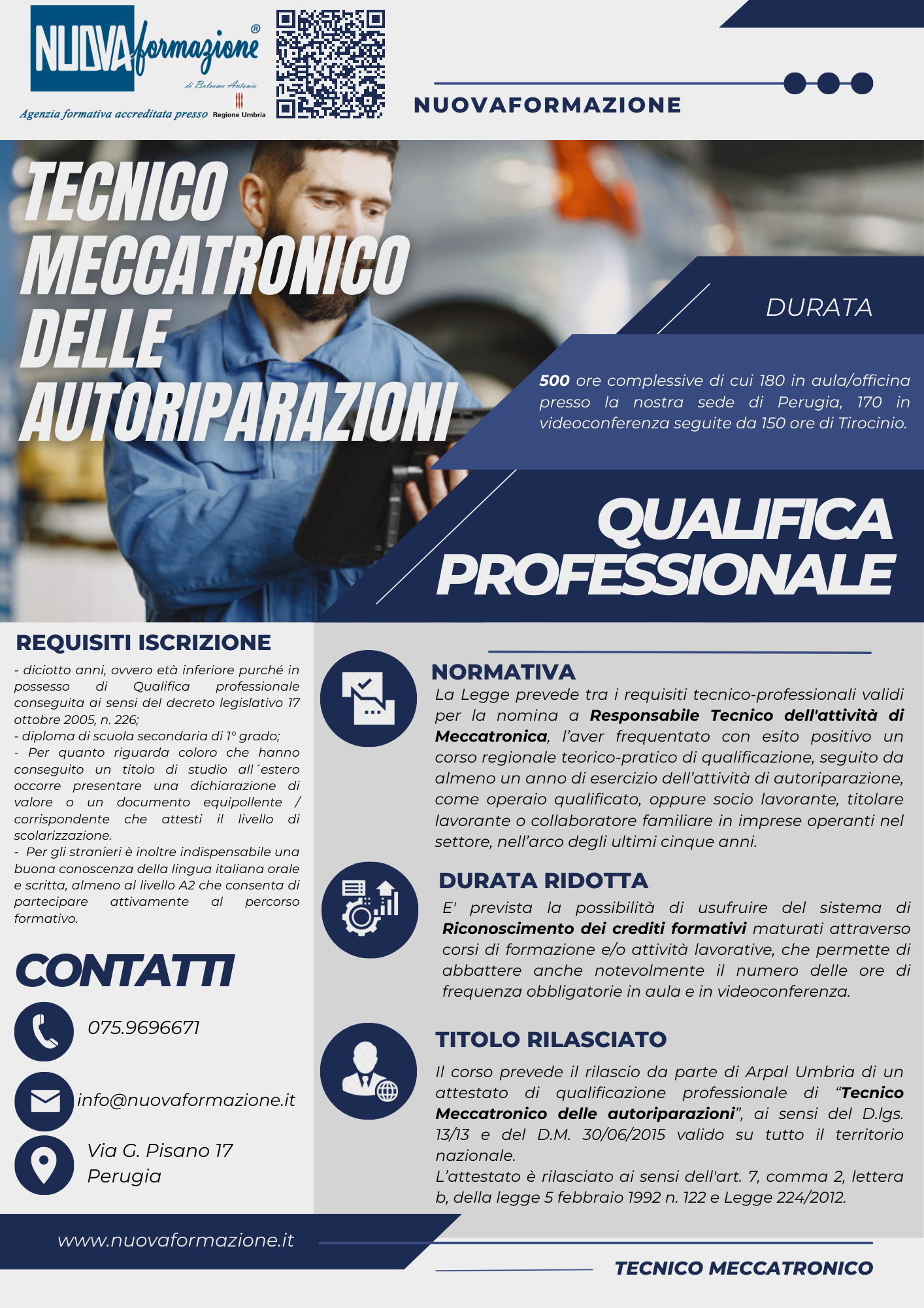 Tecnico Meccatronico delle Autoriparazioni - Nuovaformazione